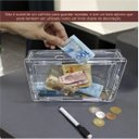 Ver imagem 2 de Cofrinho Cofre Guardar Dinheiro Woodbox Japones Desafio Acri