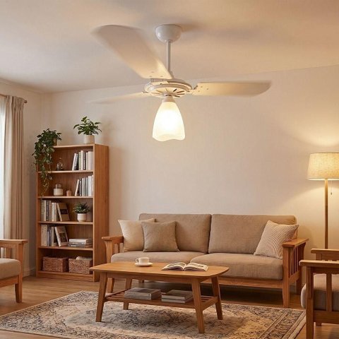 Ventilador de Teto Aeris 180W 100cm 3 Pás Branco 220V
