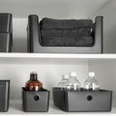 Ver imagem 7 de Kit 9 Organizador Lavanderia Dispenser, Borrifador, Rodo e Cesto 16L