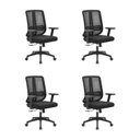 Ver imagem 2 de Kit com 4 Cadeiras Office Diretor Ajustavel e Ergonomica com Nr 17 Montana