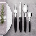 Ver imagem 7 de Caçarola Turim Alumínio Chumbo Antiaderente 2,8l + Faqueiro Ipanema 24pc + Wok Loreto 3,3l