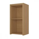 Ver imagem 3 de Armário Aéreo 1 Porta Nesher Condessa 40cm 100 MDF Carvalho-Titânio
