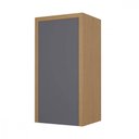 Ver imagem 1 de Armário Aéreo 1 Porta Nesher Condessa 40cm 100 MDF Carvalho-Titânio