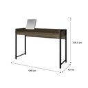 Ver imagem 2 de Escrivaninha Madeirada e Tubos Pretos Carraro