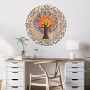 Ver imagem 5 de Mandala em Madeira, Impressão Uv - Árvore da Vida, Mão