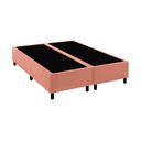 Ver imagem 1 de Base Cama Box Queen Comum Rosa