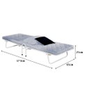 Ver imagem 3 de Cama Dobrável Camping com Colchonete Branco - Vitamov