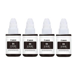 Kit 04 Refil Preto Tinta Original Canon G190 Gi190 Gi-190 G1100 G2100 G3100 G3102 - 1