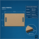 Ver imagem 6 de Bandeja Decorativa Retangular 31x50cm MDF 15mm