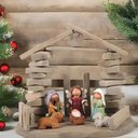 Ver imagem 2 de Presépio de Natal em Resina Decoração Dogum - Rio de Ouro