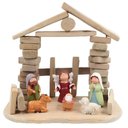 Ver imagem 1 de Presépio de Natal em Resina Decoração Dogum - Rio de Ouro