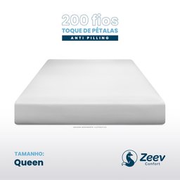 Lençol Queen 200 Fios Toque de Pétalas Anti-pilling - 2