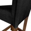 Ver imagem 6 de Kit Banqueta para Cozinha Americana 2 Unidades Bistro Balcao com Encosto Estofada Gourmet Qualidade