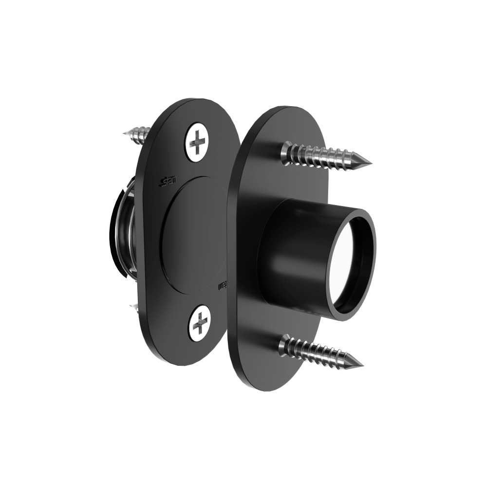 Fecho Magnetico para Portas e Janelas Preto - Stam - 1