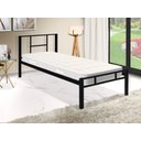 Ver imagem 1 de Cama de Solteiro em Aço:preto