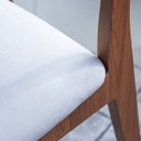 Ver imagem 5 de Conjunto Mesa de Jantar Redonda 4 Cadeiras Enconto Tela 100% Mdf Branco/bege Dalla Costa