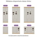 Ver imagem 7 de Berço Americano 3 em 1 com Colchão Incluso e Cômoda 2 Portas 4 Gavetas Pirulito Multimóveis