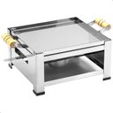 Ver imagem 6 de Churrasqueira Bistequeira Inox Chapa Rechaud a Álcool Fs