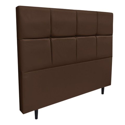 Cabeceira Roma para Cama Box Queen 160corino Marrom-D’Rossi