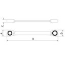 Ver imagem 2 de Chave Estrela Catraca 14x15mm Tramontina Pro Tramontina