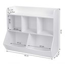 Ver imagem 5 de Organizador De Brinquedos Ayla 100% Mdf Quarto Infantil