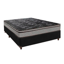 Ver imagem 1 de Cama + Box Preto e Colchão D28 Casal - Conforto Paropas