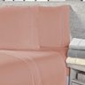 Jogo de Lençol Queen Percal 400 Fios 4 Peças - Rosê - 1