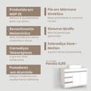 Ver imagem 5 de Gabinete de Banheiro com Pia e Gavetas Pérola 80cm Montado Fimap Branco
