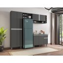 Ver imagem 2 de Cozinha Mod. Completa Vanessa 230cm C/ Armário Aéreo Ajl
