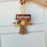 Pingente Banheiro Floral 34x23 - 2