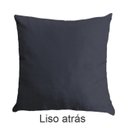 Ver imagem 5 de Capa para Almofada Drapeada Line em Veludo Quadrada 50x50 Cinza Chumbo