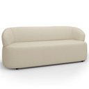 Ver imagem 6 de Sofá 3 Lugares Orgânico Sala de Estar Living 170cm Carmen F04 Linho Creme - Lyam Decor
