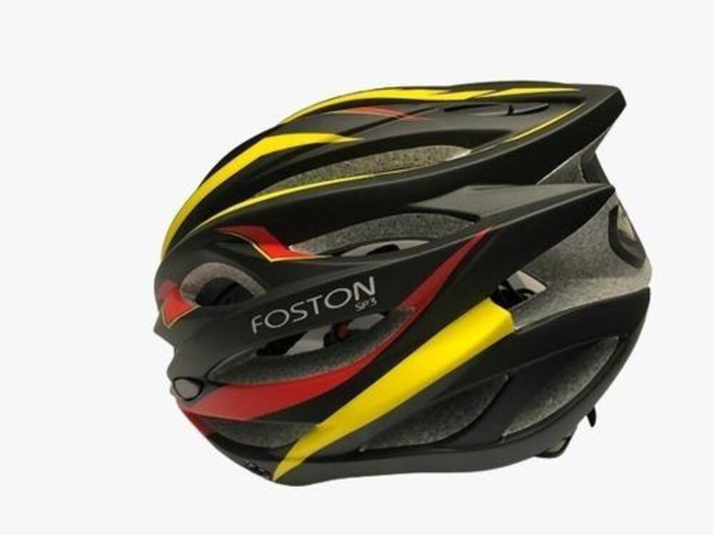 Capacete Ciclismo Ou Patinete Foston Sp3 Preto Tamanho:grande;Cor:Preto - 1