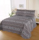 Ver imagem 1 de Colcha Cobre Leito Ultrassonic Dupla Face Estampada Casal 220x240cm - Colcha Corumba