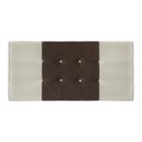 Ver imagem 1 de Cabeceira Solteiro Jbe Moveis Nina 94cm Bege/marrom Para Cama Box 88cm Decoração Quarto