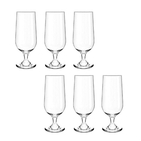 Jogo de Taças Cerveja Vidro Hannover 260ml 6 Pçs Class Home