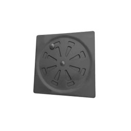 Ralo Grelha Quadrado Preto 15x15 Abre e Fecha Black Inox 201 - 2