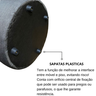 Kit 02 Puff Perse Redondo Decorativo Tecido Linho Puffe Banqueta - 6