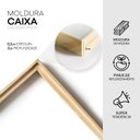 Ver imagem 4 de Kit 6 Quadros Decorativos Abstrato Boho Trigo Bege Minimalista