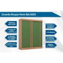 Ver imagem 5 de Guarda Roupa Casal 2 Portas 2 Gavs B353 Cinamomo/Of Wt Henn