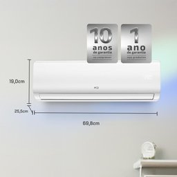 Ar Condicionado Split Hq Hi Wall Inverter 9.000 Btu/h Frio Monofásico Branco Viht9kco3s2s13 - 220v - 4