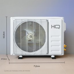 Ar Condicionado Split Hq Hi Wall Inverter 9.000 Btu/h Frio Monofásico Branco Viht9kco3s2s13 - 220v - 5