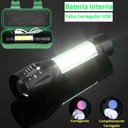 Ver imagem 7 de Kit Farol Lanterna Bike Bicicleta Recarregável USB Zoom Profissional Sinalizador Led + Suporte Unive