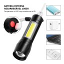 Ver mais imagens de Kit Farol Lanterna Bike Bicicleta Recarregável USB Zoom Profissional Sinalizador Led + Suporte Unive