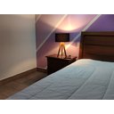 Ver imagem 1 de Abajur de Mesa Tripé Wells Cedro Preto