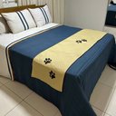 Ver imagem 7 de Peseira Cama Casal Padrão Impermeável para Pet: Avelã