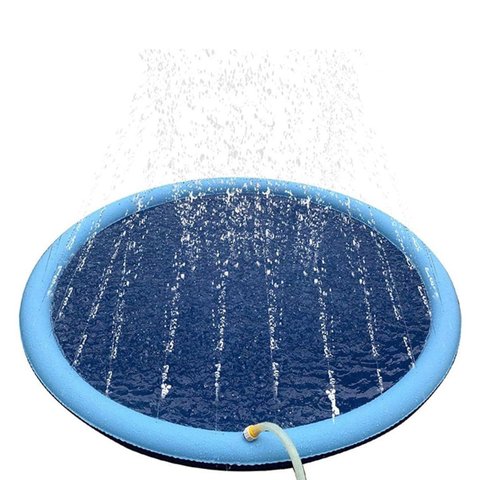 Piscina Tapete Infantil Criança Pet Chafariz Inflavel Agua Verao Sol Dias Quentes Jardim Praia Quint
