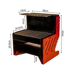 Mini Parrilla Brava Linha Titan Plus - 4