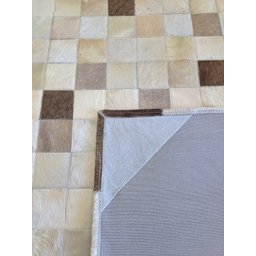 Tapete de Couro Natural Premium Champanhe 2,00 X 1,50 M - 3