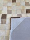 Ver imagem 4 de Tapete de Couro Natural Premium Bege Champanhe 2,00 X 1,50 M